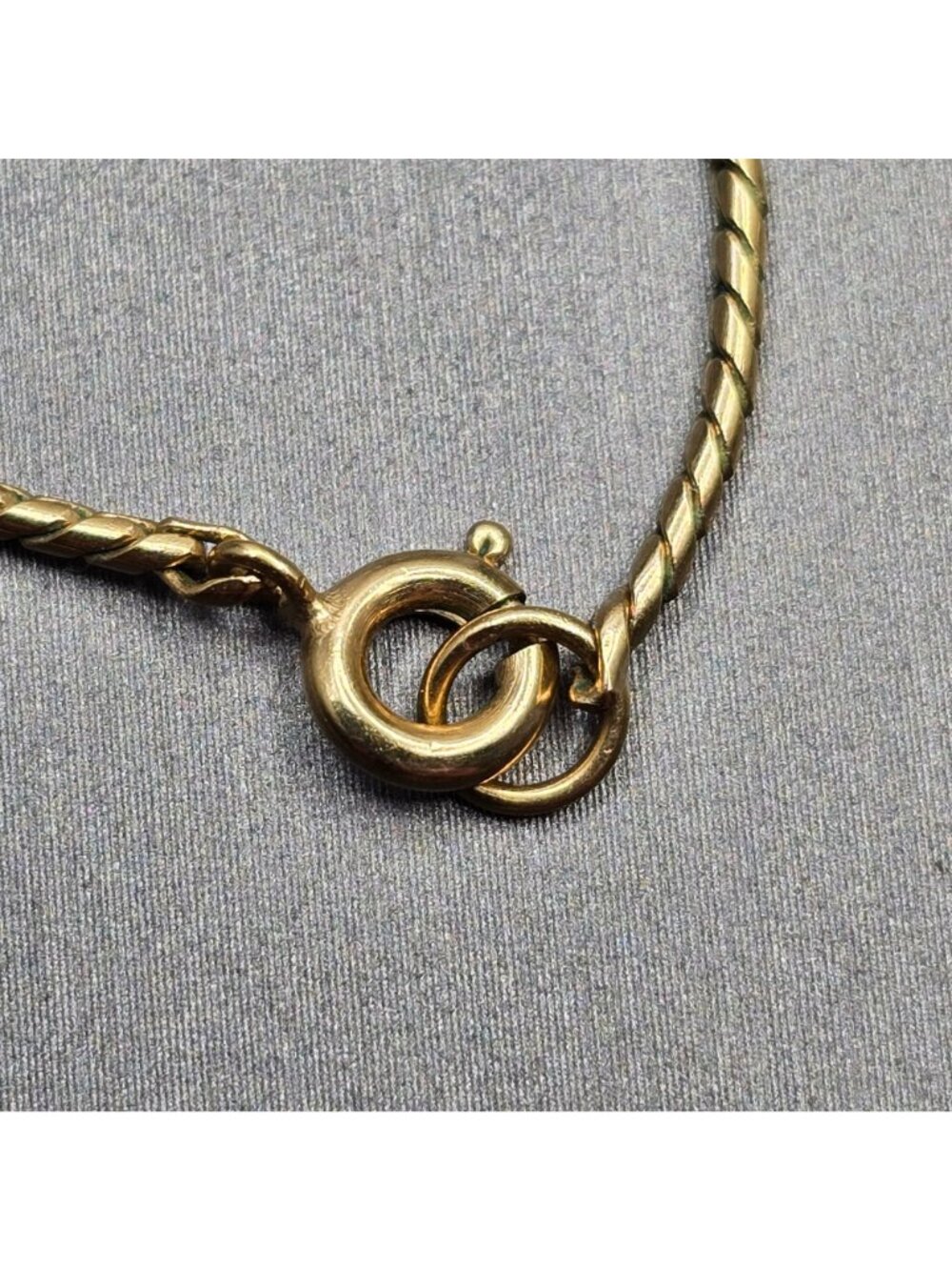 Vintage De Curtis DCE 14K Gold Filled Pearl Leaf Choker Necklace 14" Mid Century - Picture 11 of 16